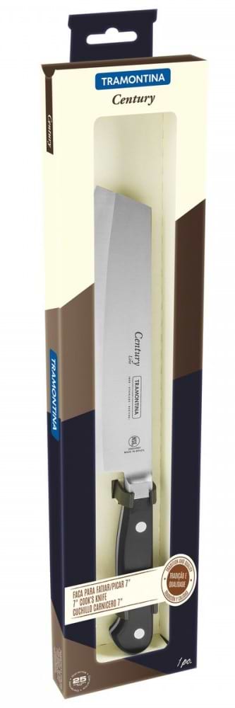 Фото - Ніж кухарський Tramontina CENTURY 180 мм