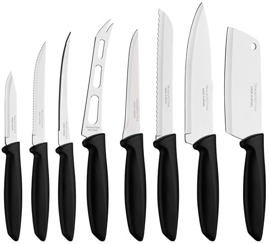 Фото - Набор ножей Tramontina Plenus Black 8 пр. (23498/032)