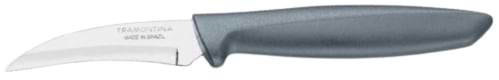 Фото - Ніж кухонний Tramontina Plenus Grey 76 мм шкуросъемный (23419/163)