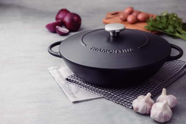 Фото - Сковорода ВОК Tramontina Trento 5 л 32 см (20806/032)