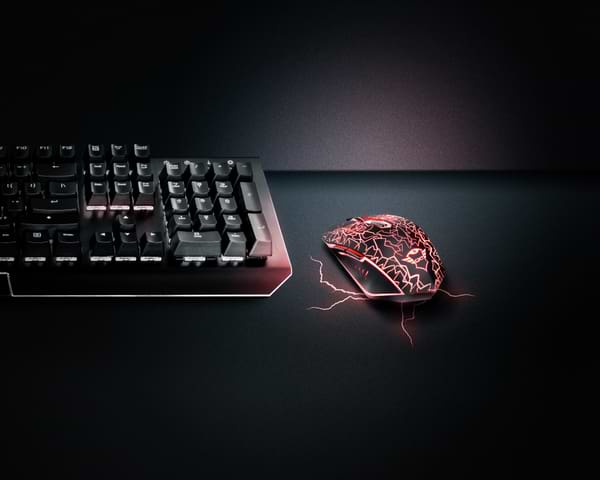 Фото - Миша бездротова ігрова Trust GXT 107 Izza Wireless Optical Gaming (23214)