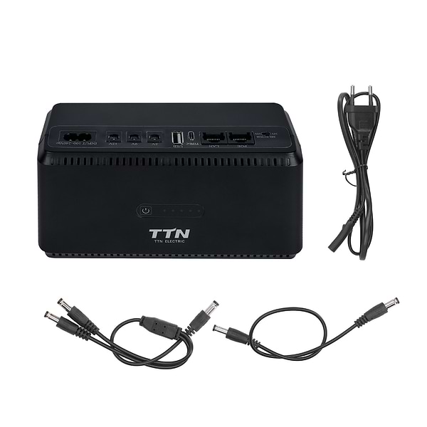 Фото - Источник бесперебойного питания TTN DCL-36W 20000mAh LiFePo4 Type-C + PoE Black (1283126598449)