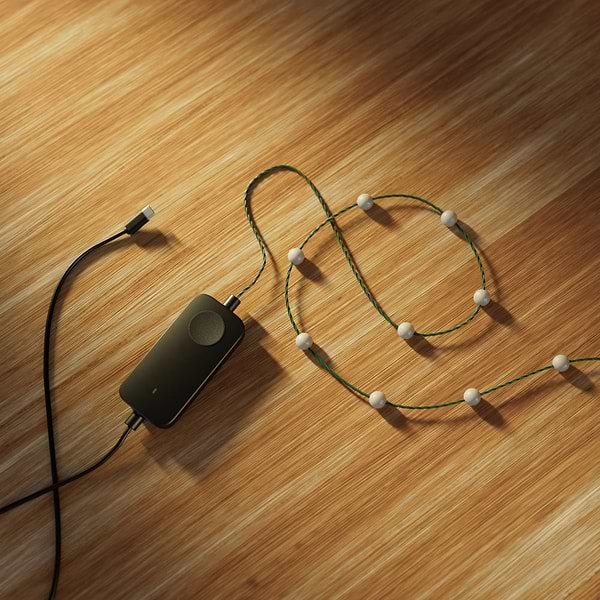 Фото - Гірлянда фігурна Twinkly Candies Pearl RGB 200 IP20 12м USB-C (TWKP200RGB-G)