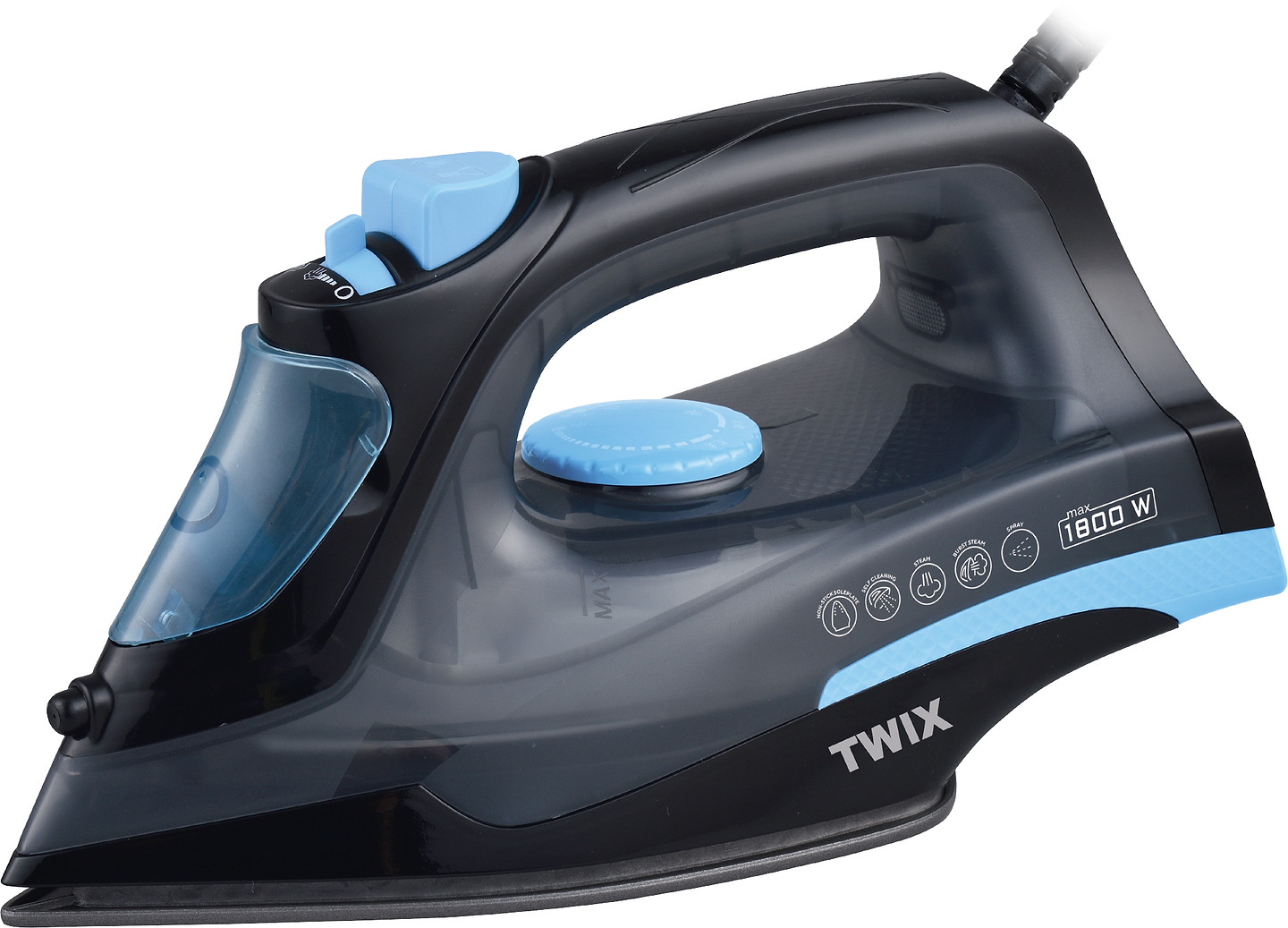 Утюг TWIX TWU-02 Black - Фото 1