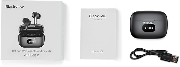 Фото - Навушники вкладиші бездротові TWS Blackview AirBuds 8 White