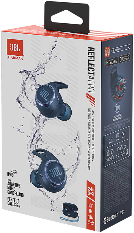 Фото - Наушники вкладыши беспроводные TWS JBL Reflect Aero Blue (JBLREFLECTAEROBLU)
