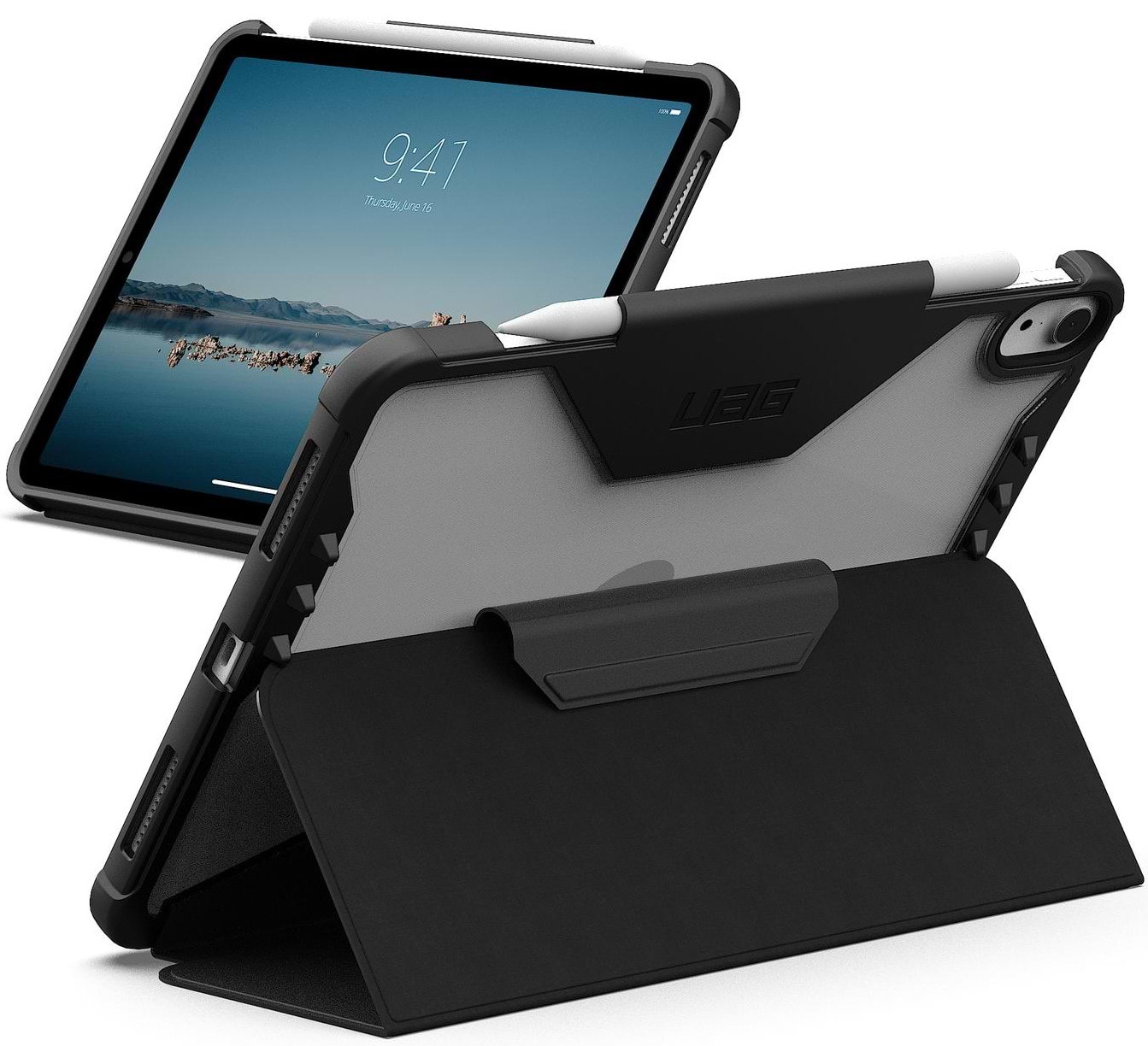 Чехол для планшета UAG for iPad Air 11" (Gen 8, 2026), Plyo LT, Ice/Black (124497114043)