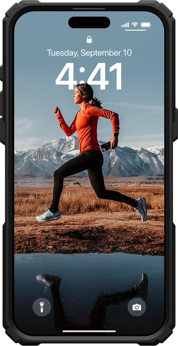 Фото - Чохол для смартфону UAG for iPhone 15 Pro, Plasma XTE Magsafe, Black/Orange (114442114097)