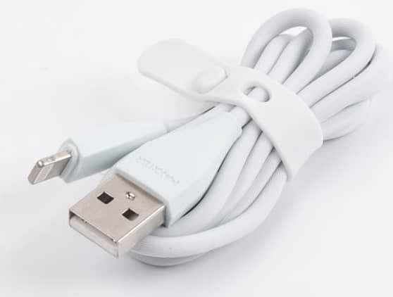 Фото - Кабель Maxxter USB-Lightning 1м Mint-Grey (UB-L-USB-01MG)