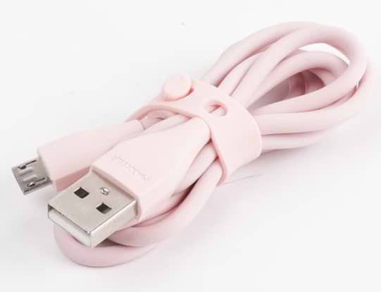 Фото - Кабель Maxxter USB-microUSB 1м Pink (UB-M-USB-01GP)