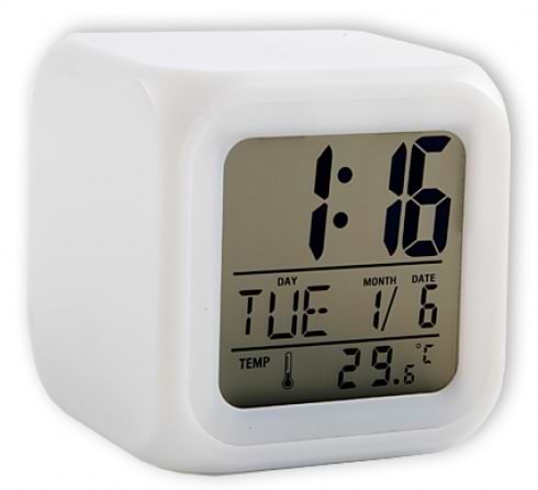 Фото - Нічник UFT UFTHW-007A  Годинник-нічник ''Куб''