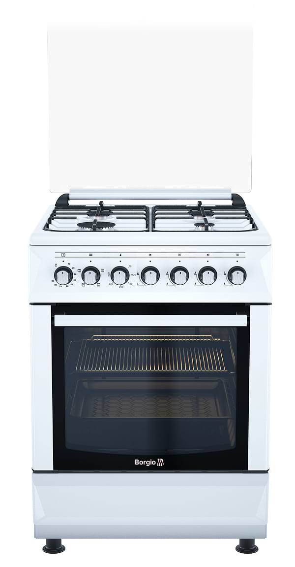 Фото - Плита газовая Borgio GE 640 W GCBLTF Cast Iron