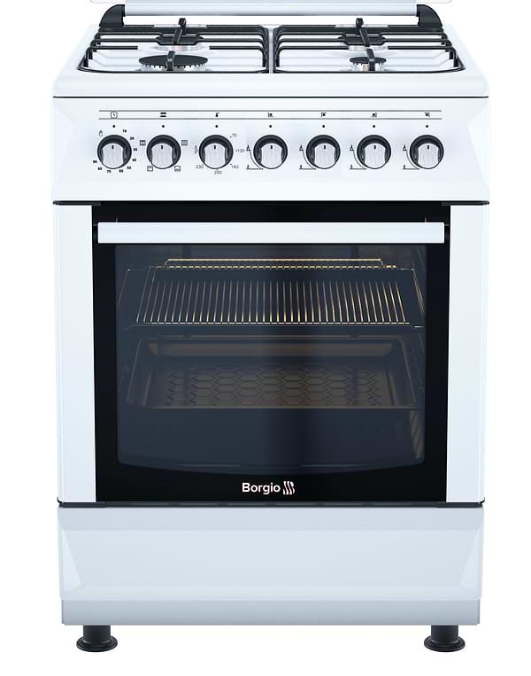 Фото - Плита газовая Borgio GE 640 W GCBLTF Cast Iron Фото - Плита газовая Borgio GE 640 W GCBLTF Cast Iron