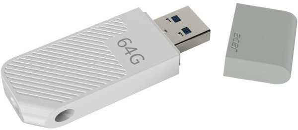 Флеш USB Acer UP200 64GB USB 2.0 White (BL.9BWWA.551)