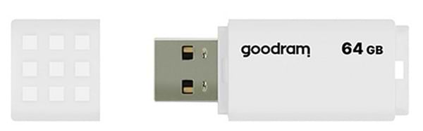 Флеш USB Goodram UME2 64GB USB 2.0 White (UME2-0640W0R11) - Фото 1