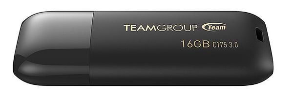 Фото - Флеш USB Team C175 16GB USB 3.1 Pearl Black (TC175316GB01)