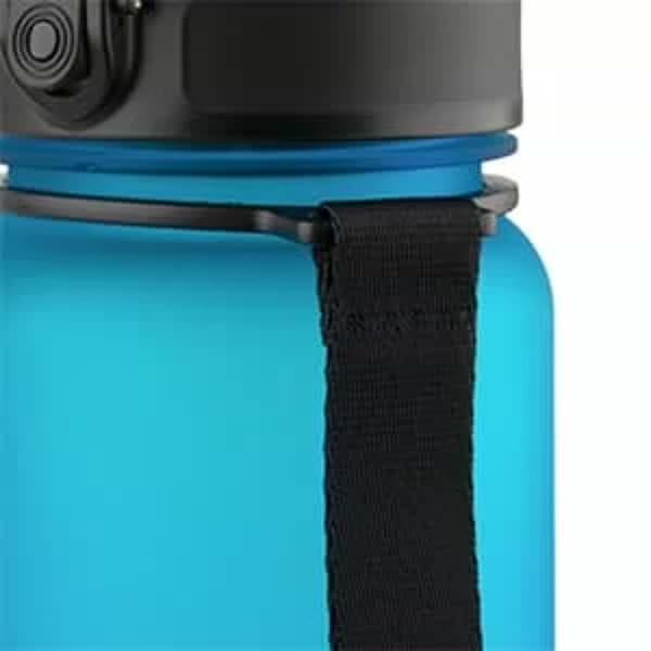 Фото - Пляшка для води UZspace 3038 Frosted 1000 мл чорно-блакитна