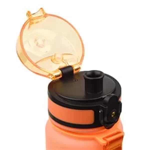 Фото - Пляшка для води UZspace 3038 Frosted 1000 мл чорно-блакитна