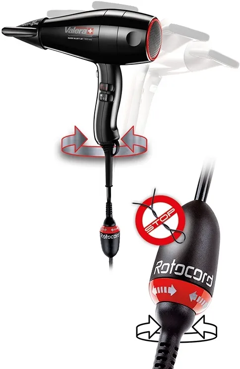 Фото - Уценка - Фен Valera Swiss Silent Jet 7500 Light Ionic D Rotocord (SXJ7500DRC)