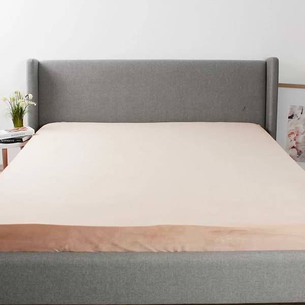 Фото - Простынь двуспальная ТЕП VELOUR 160х200 см Золотой беж (2-04756_35035)