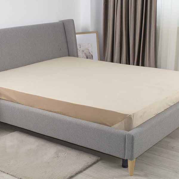 Фото - Простынь двуспальная ТЕП VELOUR 160х200 см Золотой беж (2-04756_35035)