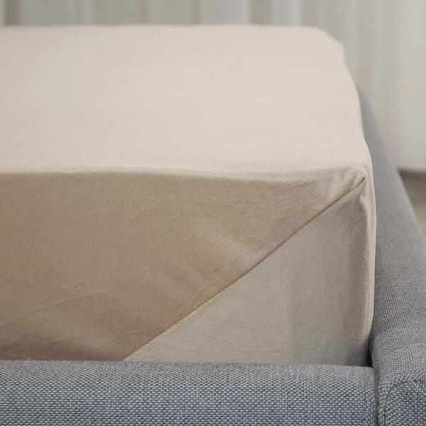 Фото - Простынь двуспальная ТЕП VELOUR 160х200 см Золотой беж (2-04756_35035)