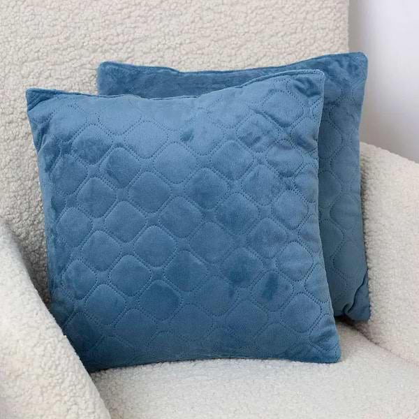 Фото - Подушка декоративна ТЕП VELURE 40х40 см Dark Blue NEW (3-00437_34012)