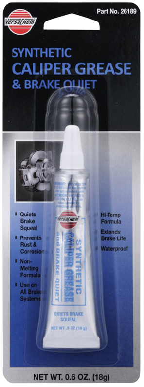 Фото - Змазка для авто VersaChem Syntetic Caliper Grease & Brake Quiet 18 г (26189)