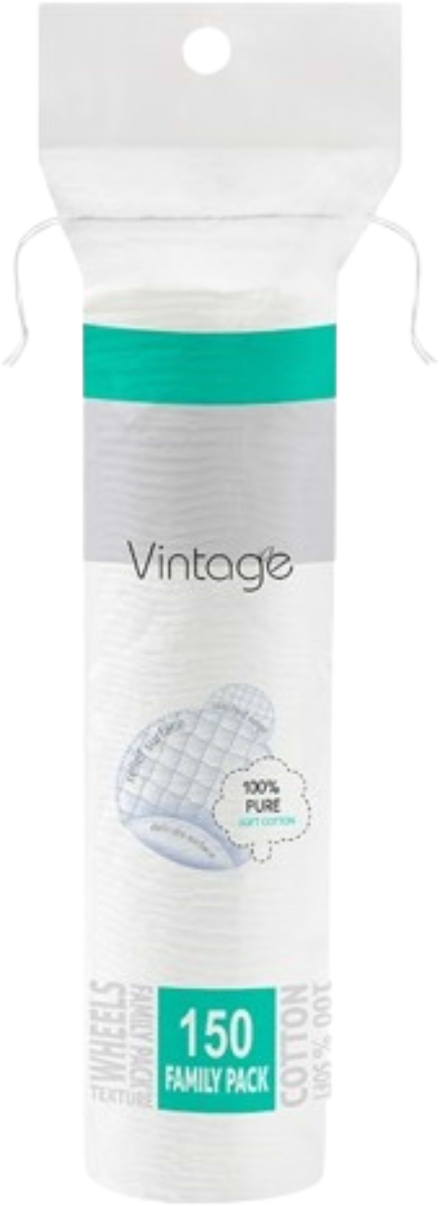 Ватные диски Vintage 150 шт. (4820164151563) - Фото 1