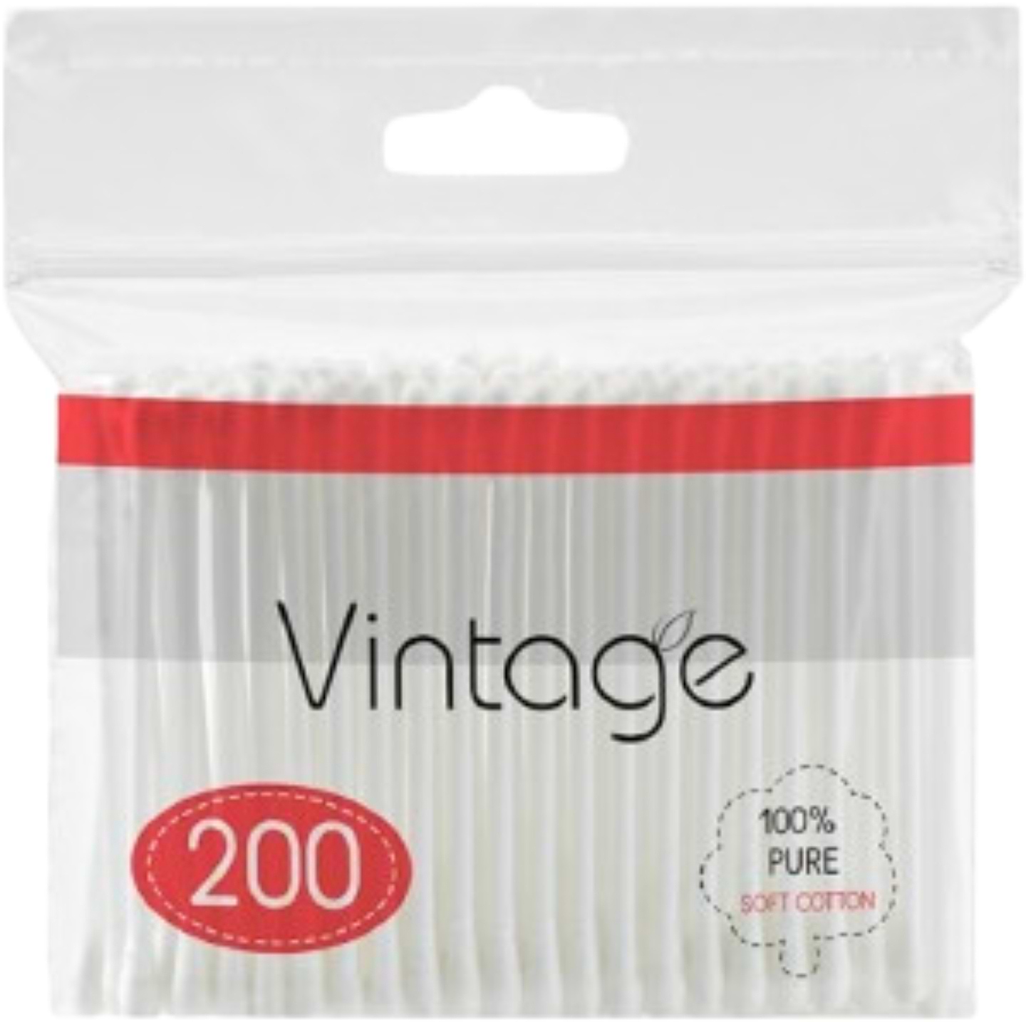 Ватні палички Vintage 200 шт. (4820164151587) - Фото 1