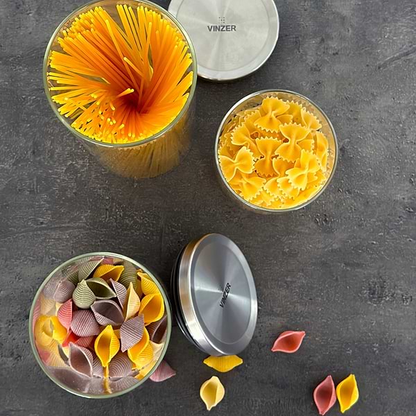 Фото - Емкость для сыпучих Vinzer 1.5 л (50237)