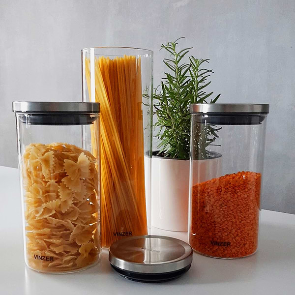 Фото - Емкость для сыпучих Vinzer 1.5 л (50237)