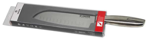 Фото - Ніж сантоку Vinzer 50315 17.8 см