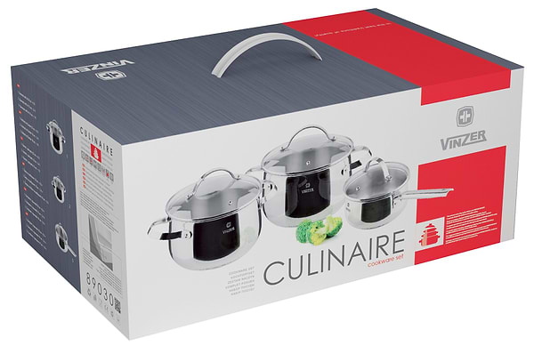 Фото - Набор посуды Vinzer Culinaire 6 пр. (50030)