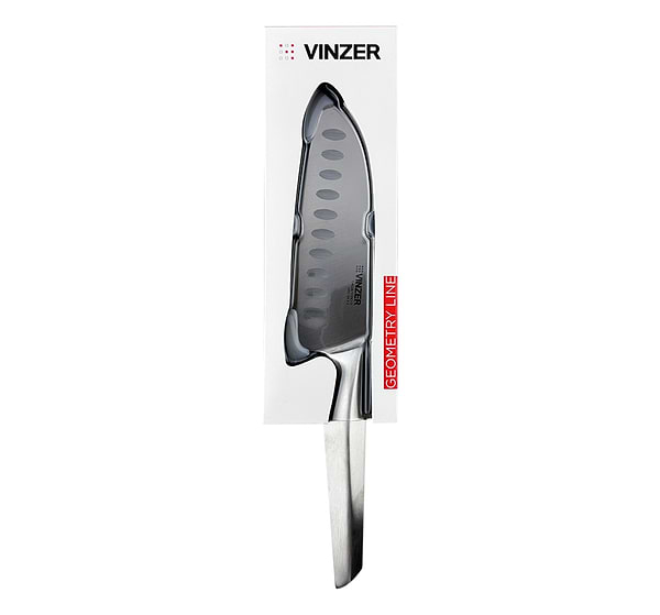 Фото - Ніж сантоку Vinzer Geometry Line 12.7 см (50293)