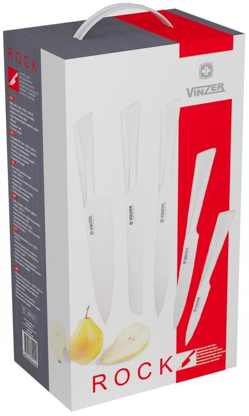 Фото - Набір ножів Vinzer Rock 6 пр. (50121)