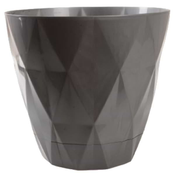 Фото - Вазон VIOLET HOUSE 0201 PRIZMA Antracite з внут. зливом води 7 л