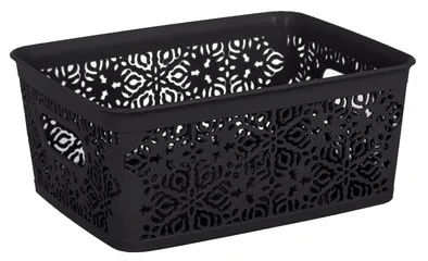 Корзина для хранения VIOLET HOUSE 0501 №1 Ажур Coffee 5 л