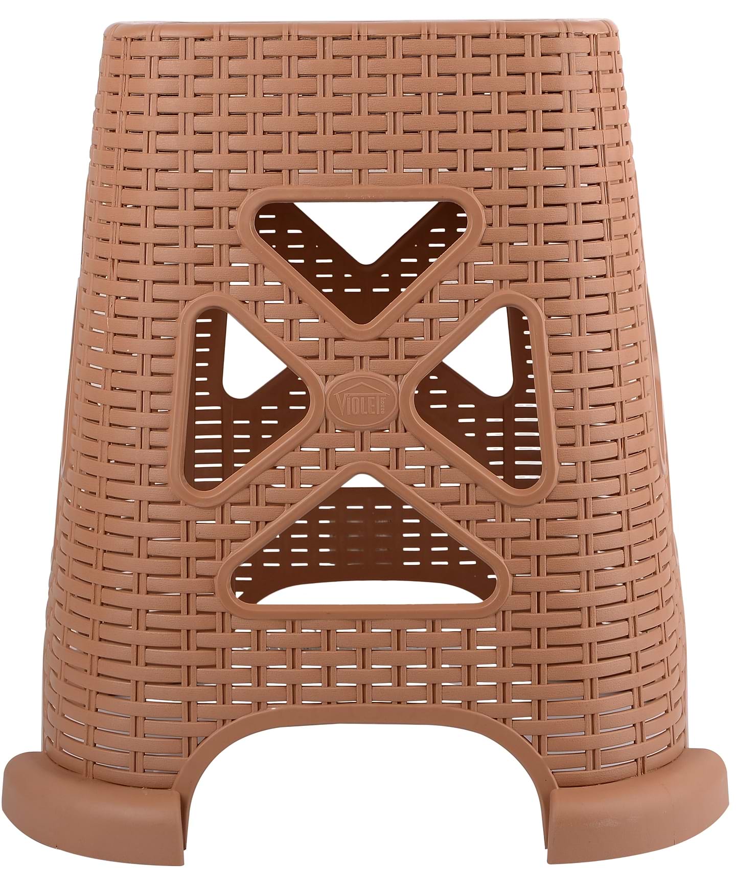 Табурет пластиковый VIOLET HOUSE 0734 CREM 40*36 см