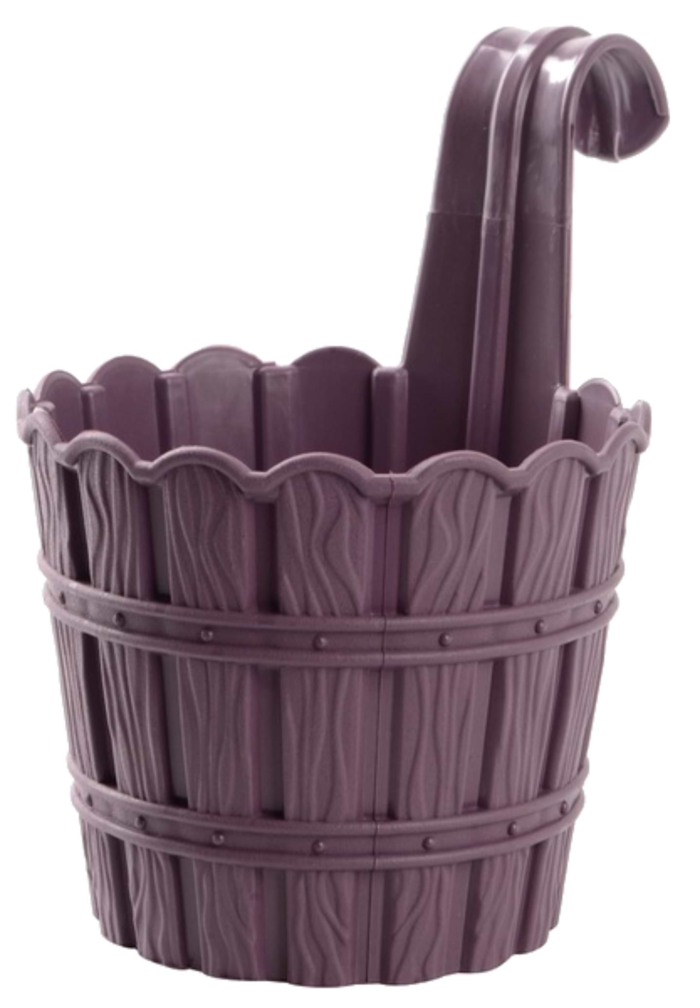 Вазон VIOLET HOUSE 1053 Бамбу PLUM з внут. вставкою 0.6 л