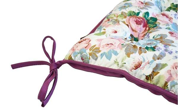 Фото - Подушка для стільця Прованс Violet Rose 40х40 см (028856)