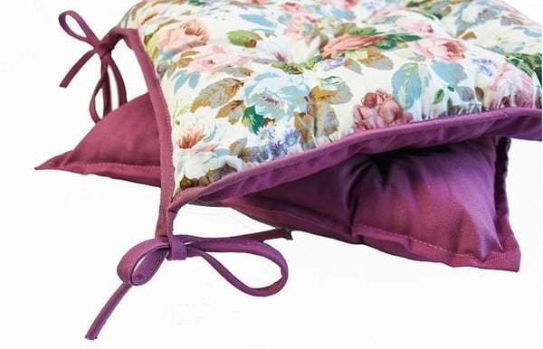 Фото - Подушка для стільця Прованс Violet Rose 40х40 см (028856)