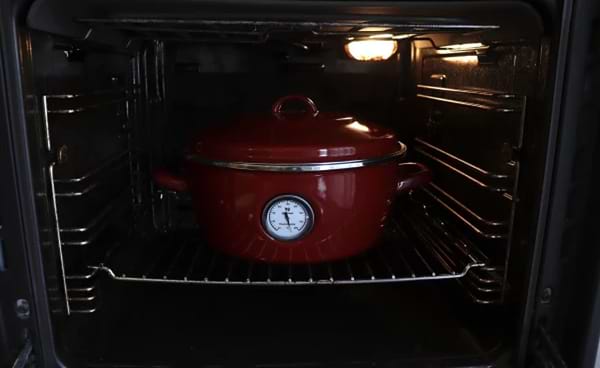 Фото - Уцінка - Каструля Vitrinor Oven з термометром 26 см 5 л Red (2111691)