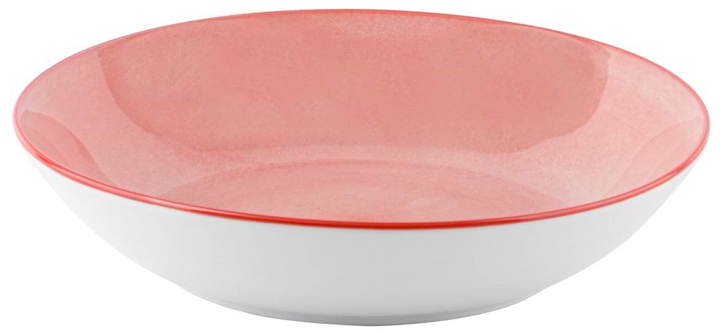 Тарелка суповая Vittora Тропический персик 650 мл 200 мм (VT-P-2200TP)