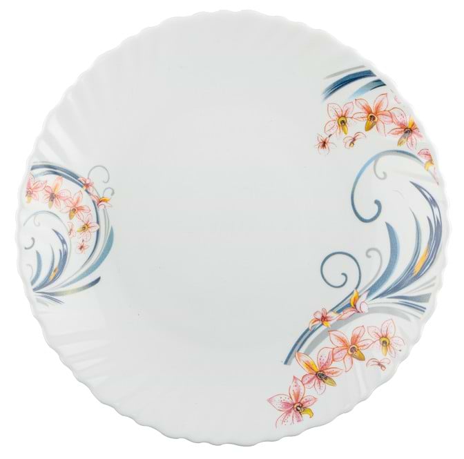 Тарелка десертная Vittora V-190FM Цветочные вензеля Wave 190 мм