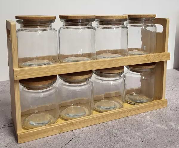 Фото - Набор емкостей для специй и приправ Vittora VT-8904-8  8 шт. по 250 мл