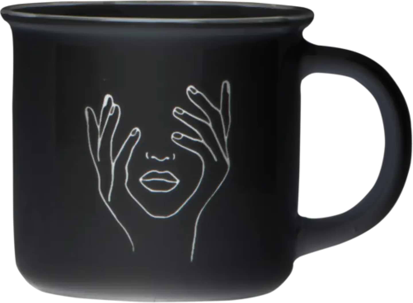 Чашка Vittora VT-C-513370 Lady in Black 370 мл