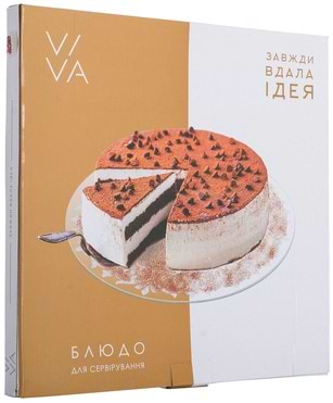 Фото - Блюдо Viva LACE на крутящейся ножке 30 см (S3012/2-D001)