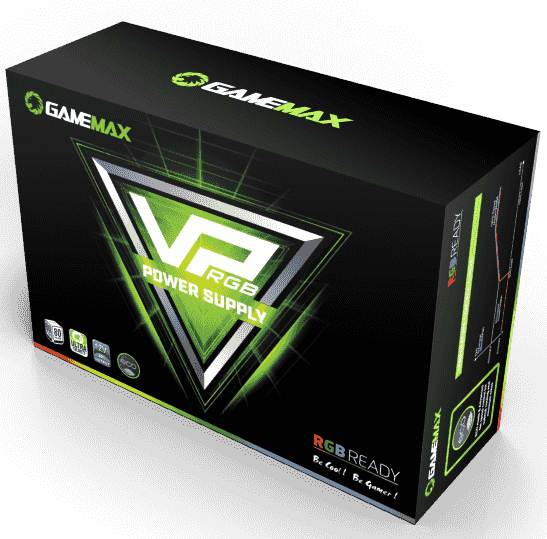 Фото - Блок питания для ПК Gamemax ATX 700W,RGB, APFC, 12с м вент,80+ (VP-700-RGB)
