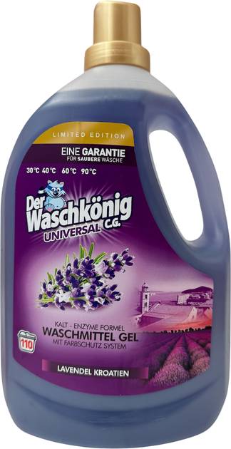 Гель для стирки Waschkonig Universal Lavendel (Chorwacja) 3305 мл (4260418936025) - Фото 1